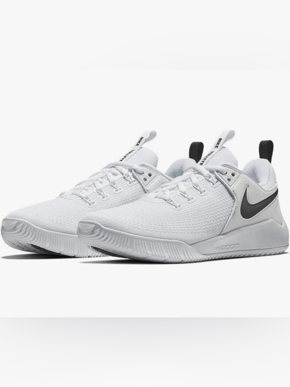 Nike Women's Zoom HyperAce 2 Volleyball Shoes Sz 7 BLK/WHT